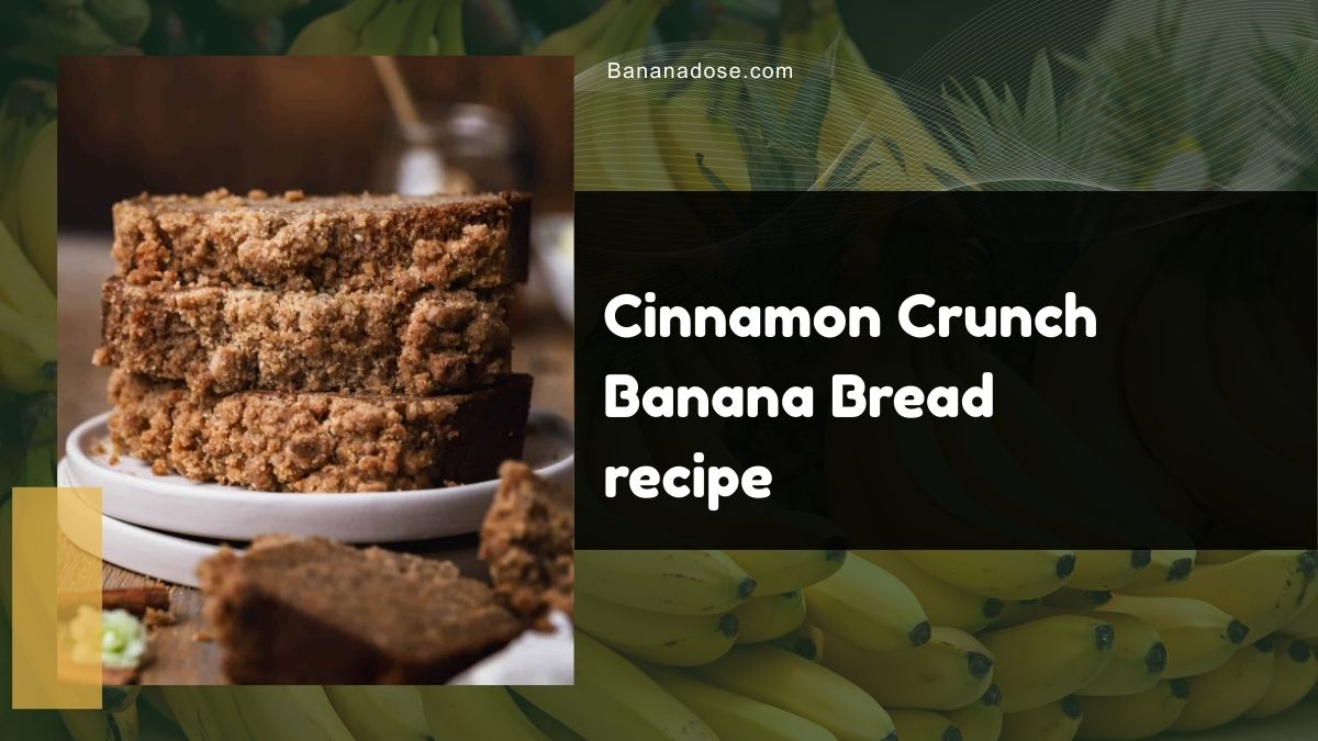 Image showing Cinnamon Crunch Banana Bread Recipe