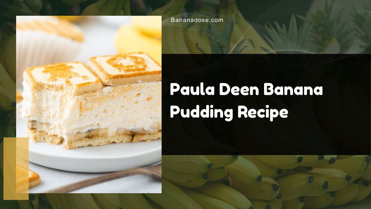 paula deen banana pudding recipe creamy layered banana pudding dessert with vanilla pudding and cream