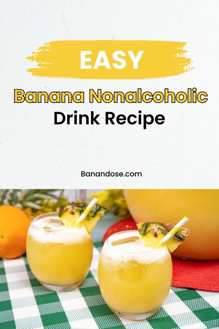 Image showing Fancy Banana Nonalcoholic Drink Recipe