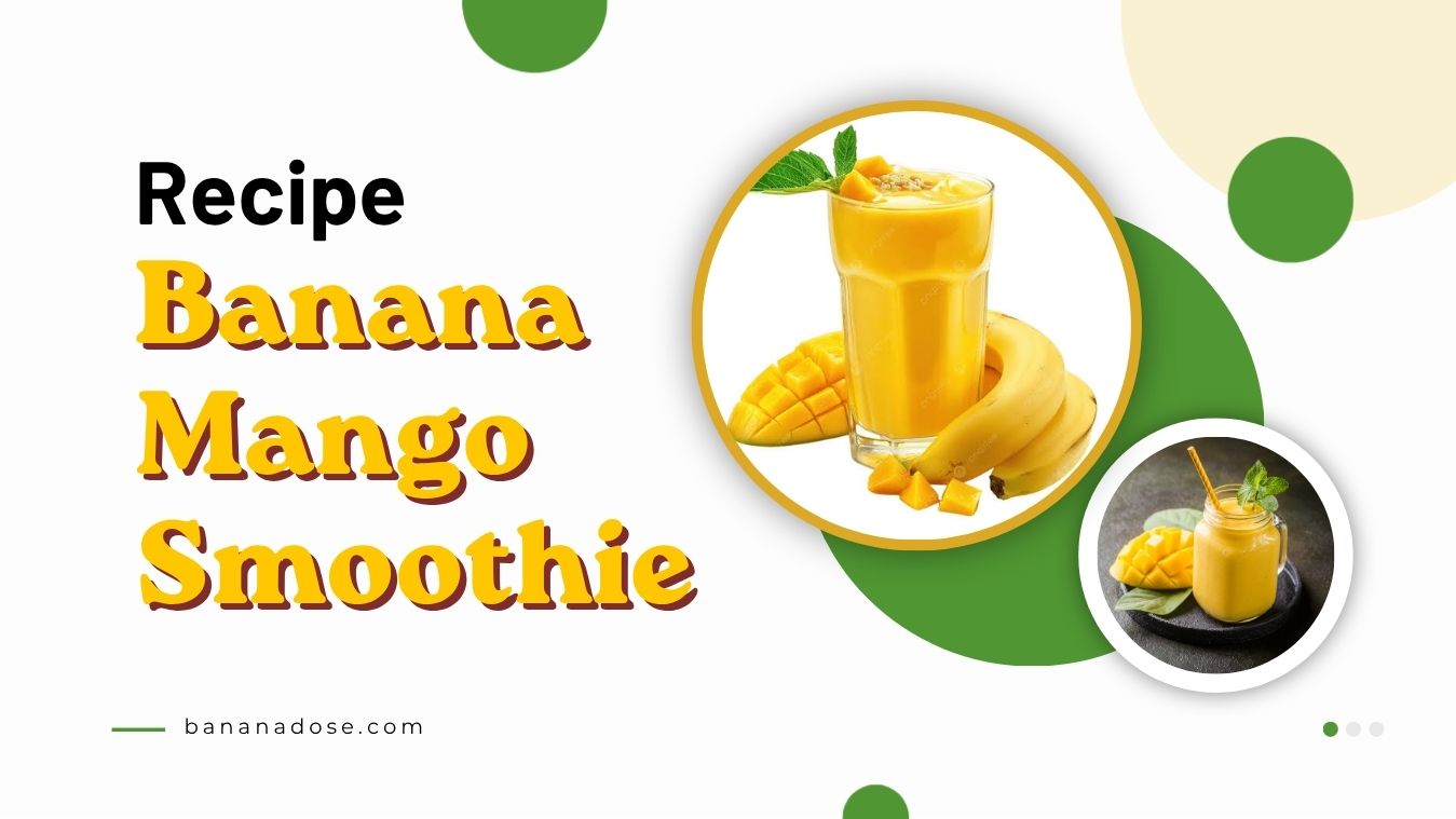 Image Showing Banana Mango Smoothie Recipe