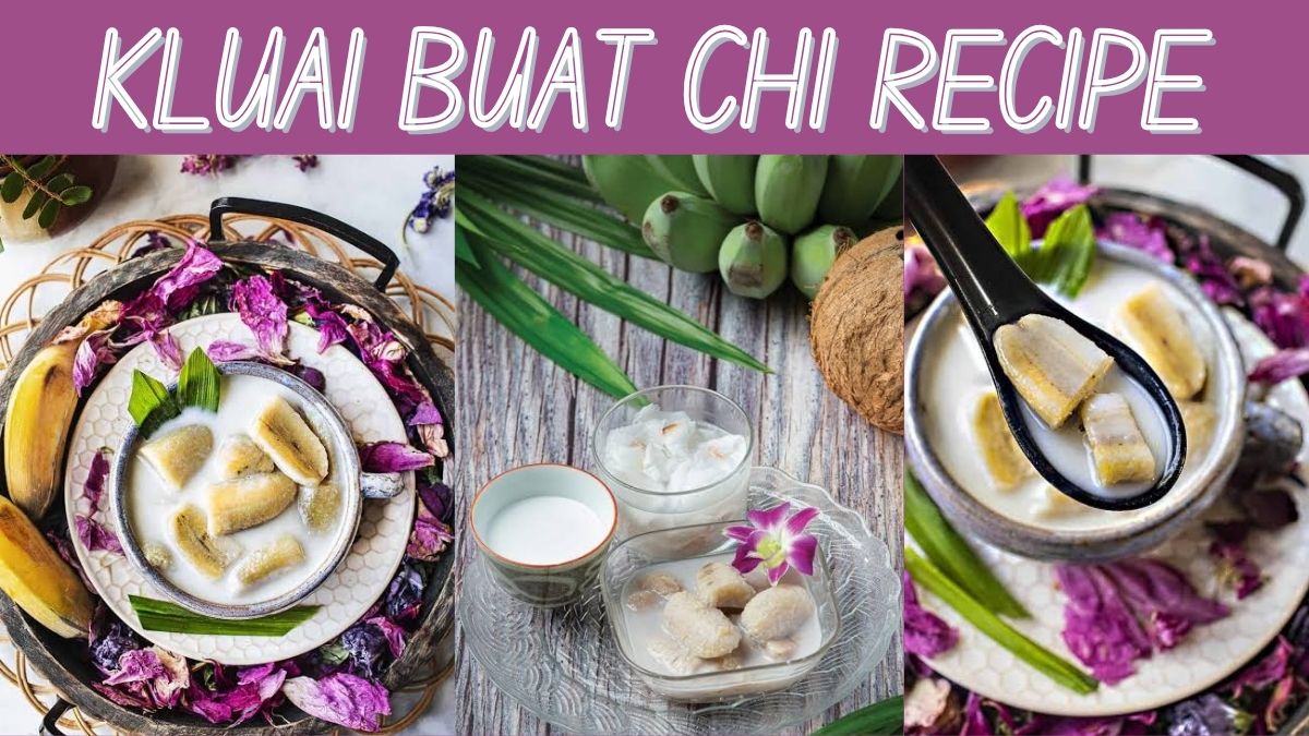 Kluai Buat Chi Recipe made with bananas simmered in creamy coconut milk